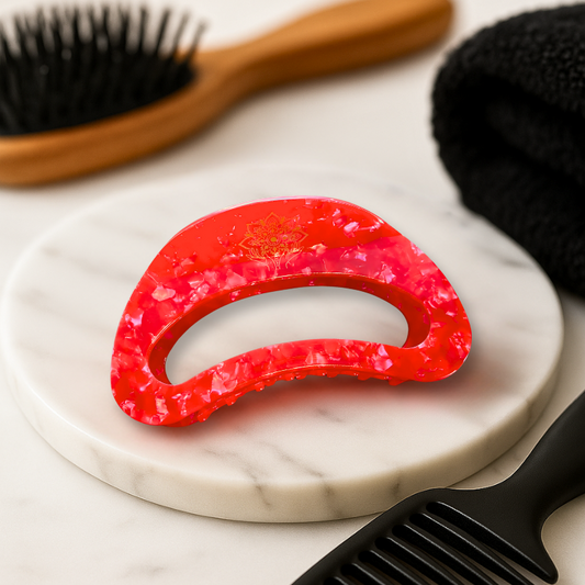 Hair Clip – Crystal Strawberry